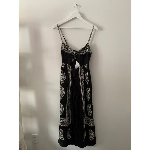 Free People Feel The Sun Cutout Jumpsuit Size 4 - Picture 1 of 7